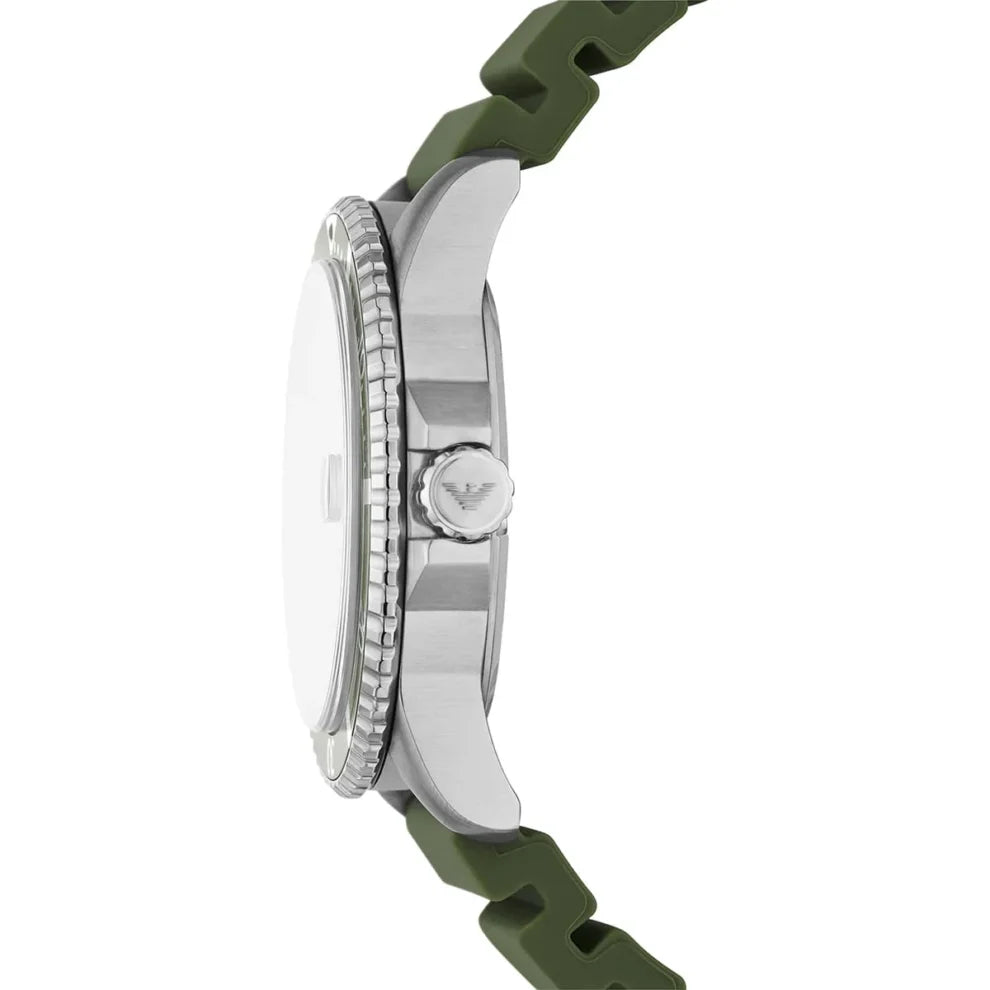 Emporio Armani AR11638 Men’s World Explorer Green Dial Analog Watch