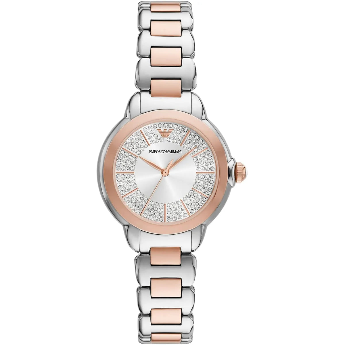Emporio Armani Mia AR11643 Women’s Watch – Silver Dial Two-Tone Stainless Steel Elegant Fashion Watch