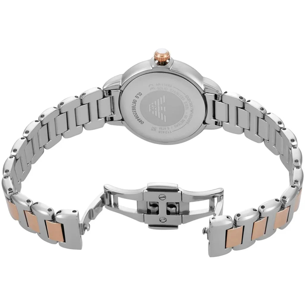 Emporio Armani Mia AR11643 Women’s Watch – Silver Dial Two-Tone Stainless Steel Elegant Fashion Watch