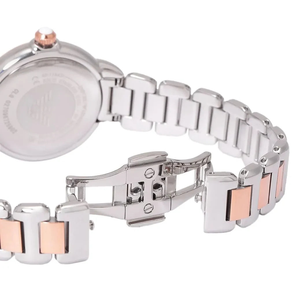 Emporio Armani Mia AR11643 Women’s Watch – Silver Dial Two-Tone Stainless Steel Elegant Fashion Watch