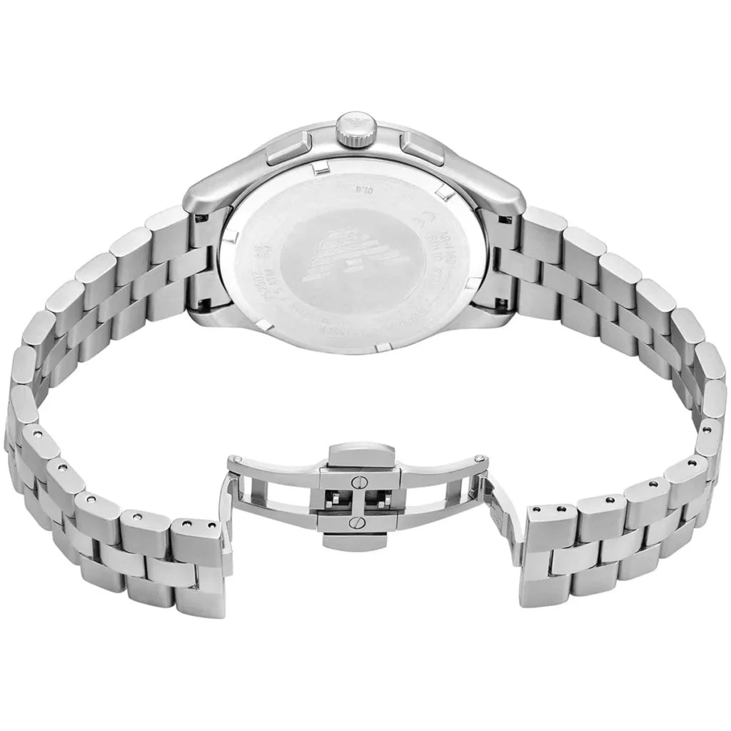 Emporio Armani Emporio Armani Dario Men’s Stainless Steel Watch AR11691 – Black Dial – 42 mm