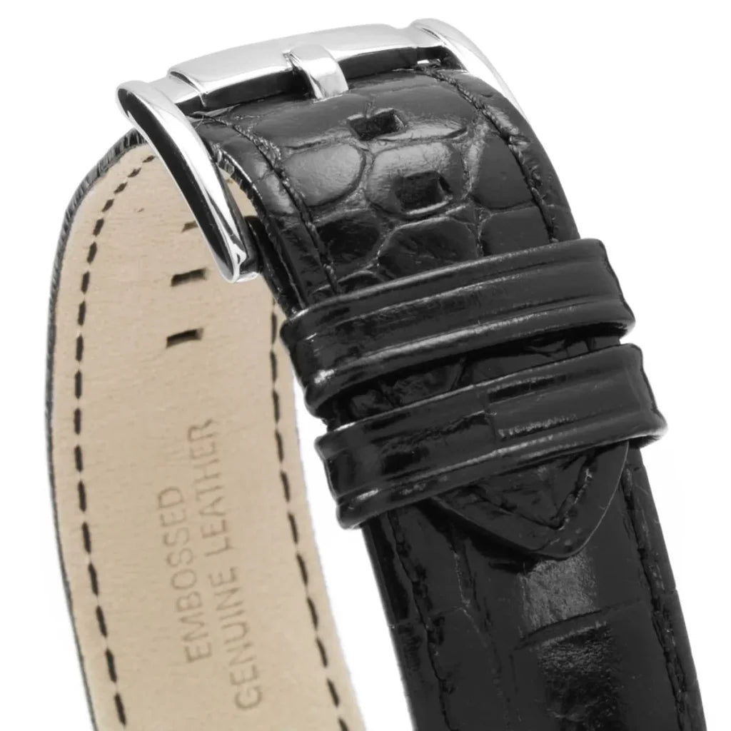 Emporio Armani Emporio Armani Renato Men’s Watch AR2447 – Black Dial with Genuine Leather Strap