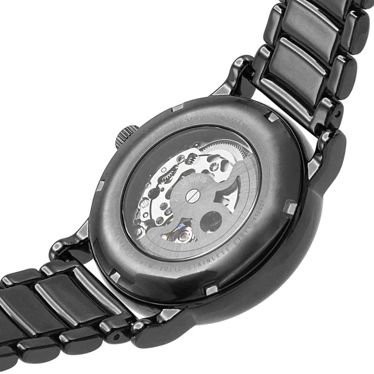 Emporio Armani Luigi Automatic Watch for Men AR60029 – Gray Dial, Stainless Steel Strap, 43mm