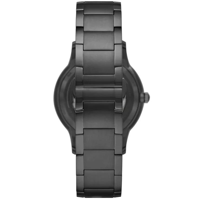 Emporio Armani Renato AR60056 Men’s Automatic Watch – Blue Dial & Stainless Steel Bracelet | 43mm Luxury Mechanical Timepiece