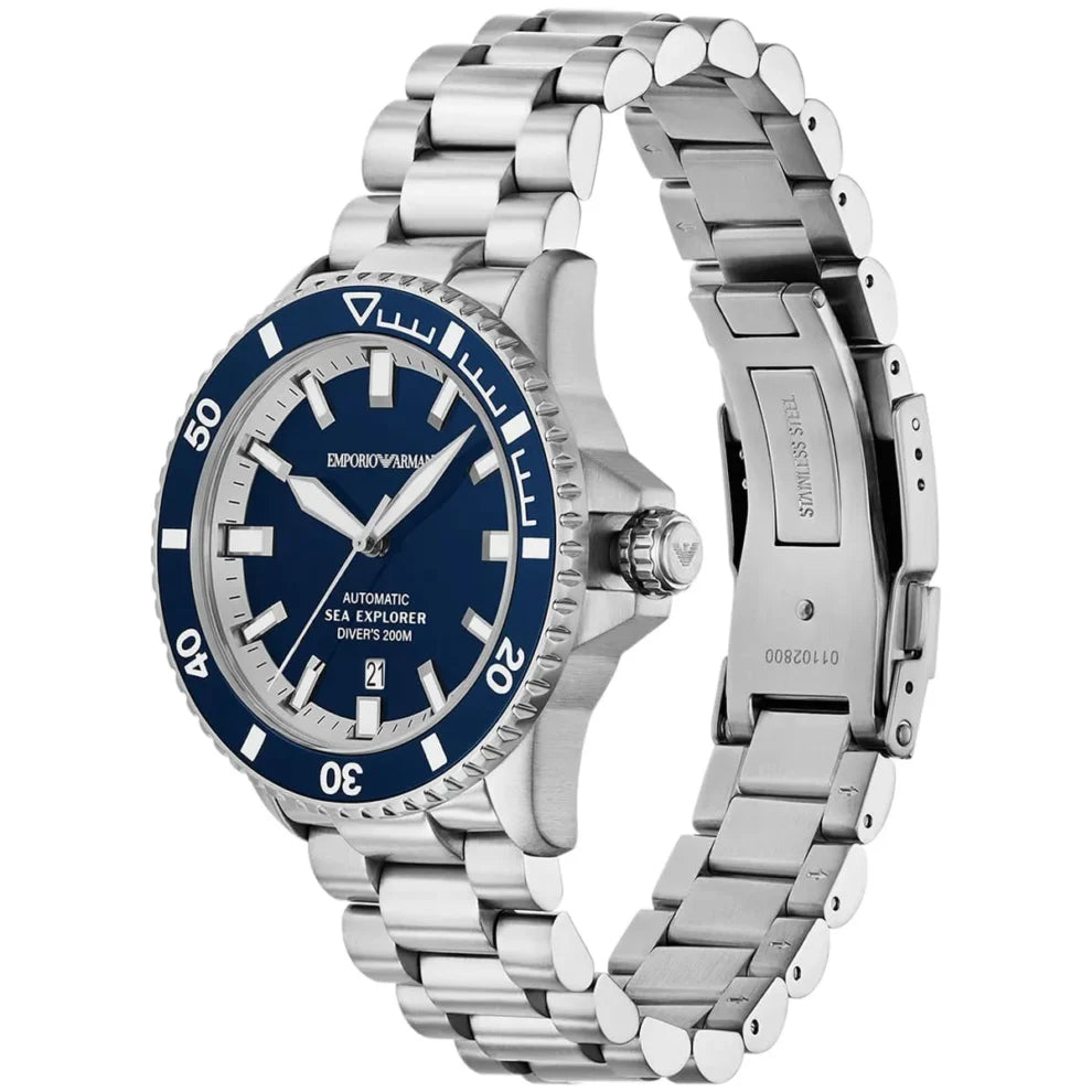 Emporio Armani Sea Explorer Automatic Blue | Model AR60087
