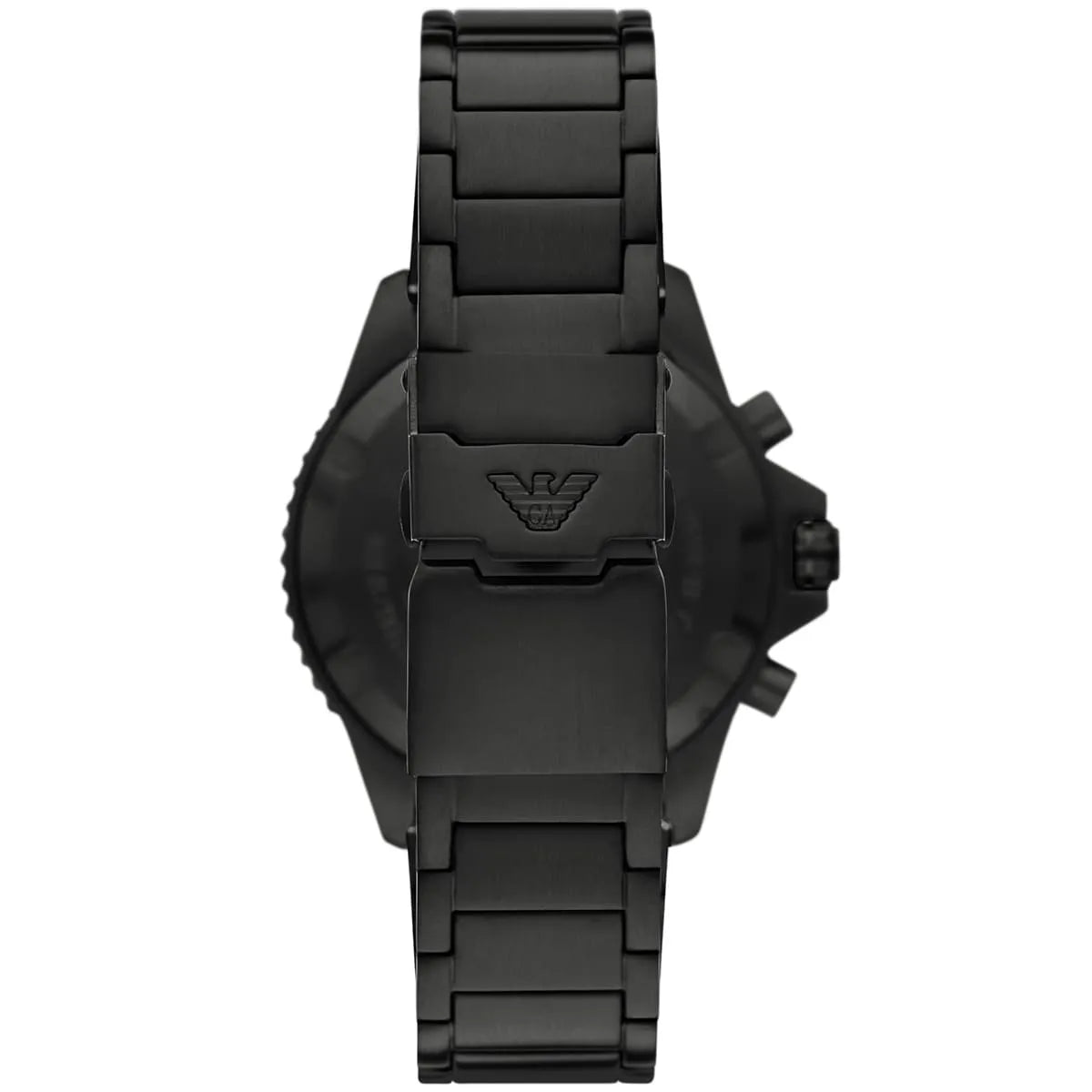 Emporio Armani AR80050 Men’s Analog Watch – 43mm Black Dial with Black Stainless Steel Strap | Diver Series