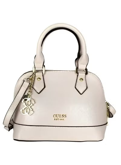 GUESS Small Dome Satchel Bag for Women with Detachable Crossbody Strap – White#17-100