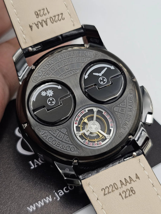 Jacob & Co. Casino Tourbillon Black (Baguette Diamonds)