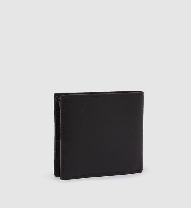 TH Black Leather Wallet With Card Holder For Men #30