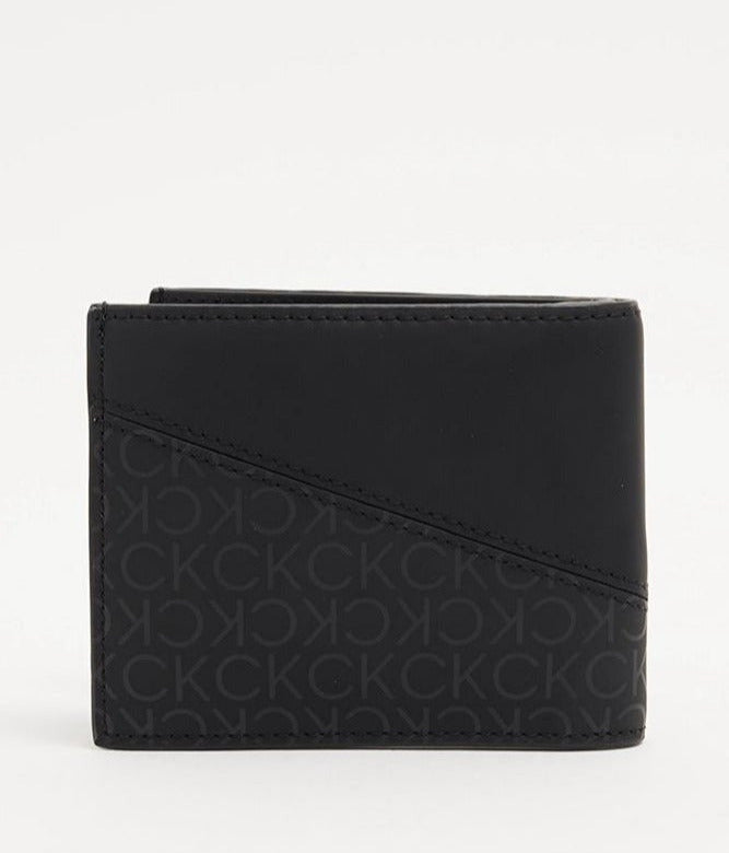 CK Black Leather Wallet For Men #11