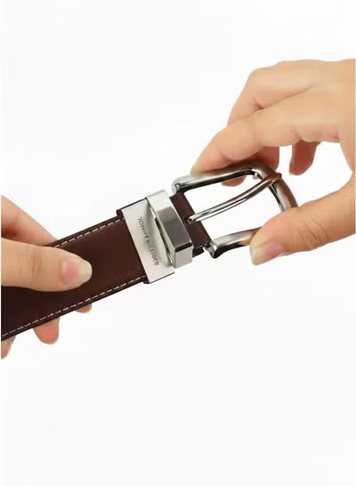 Tommy Hilfiger Men's Premium Gift Set – Black Leather Wallet & Reversible Black/Brown Leather Belt#2