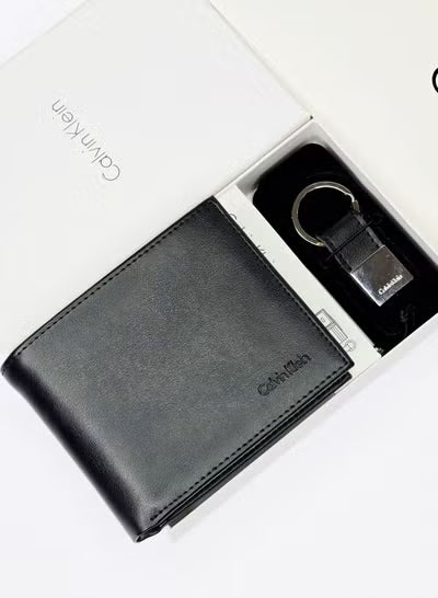 Calvin Klein Men's Leather Bifold Wallet with Key Fob#18