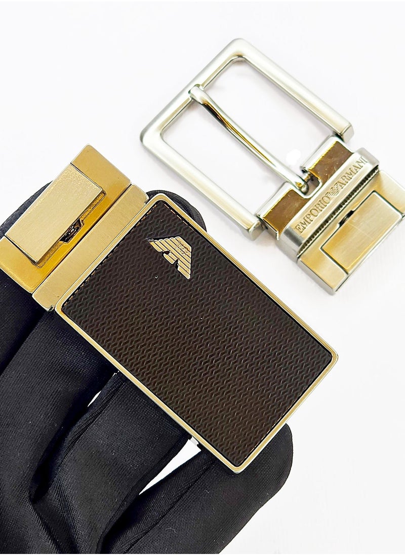 EA Leather Belt Set For Men #1