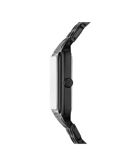 Fossil Raquel Women’s Watch ES5340 – Black Dial Rectangular Case with Black Stainless Steel Bracelet