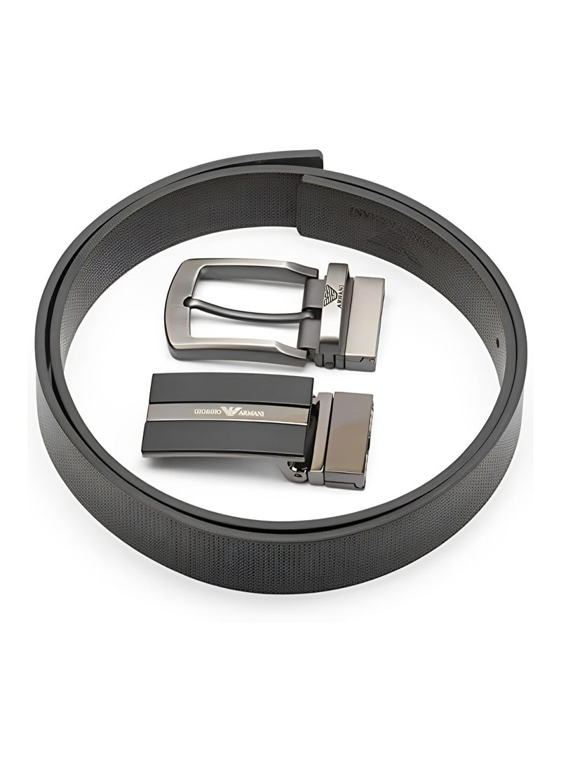 EA Leather Belt Set For Men #4