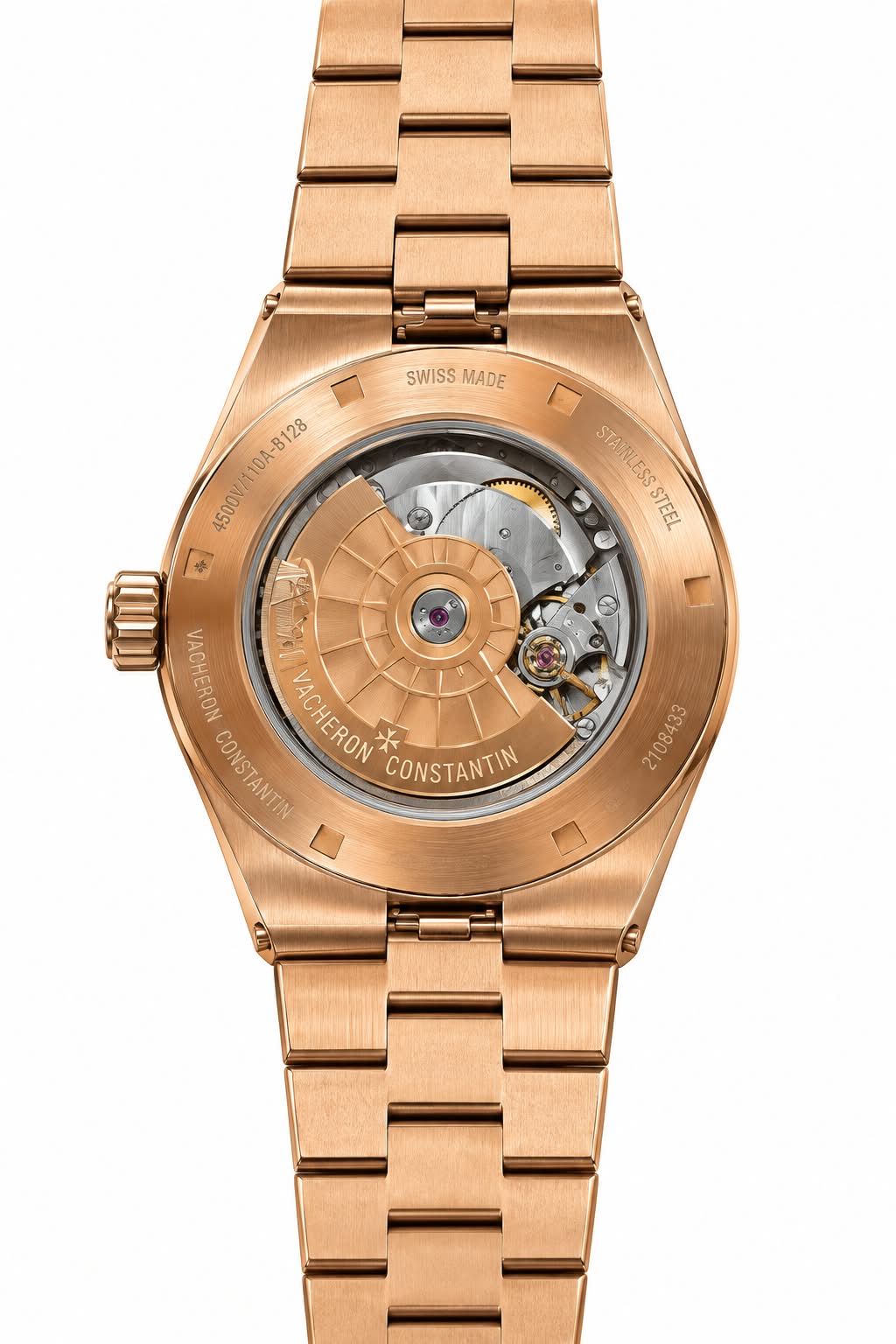 Vacheron Constantin Overseas Automatic Watch – Black Dial, Rose Gold-Tone Case and Bracelet