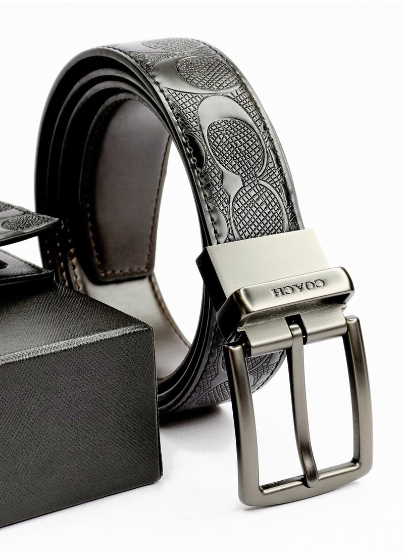 Coach Signature Wallet & Reversible Belt Set For Men #1
