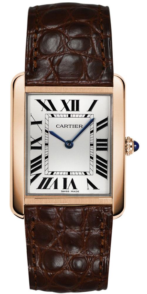 Cartier Tank Solo Luxury Watch W5200025 – Rose Gold & Brown Leather Strap