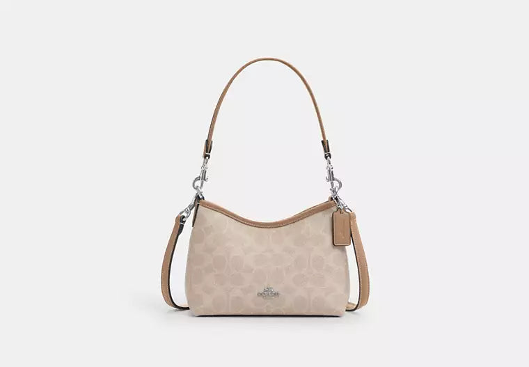 Coach Laurel Small Shoulder Bag in Signature Canvas – CBH15 #50