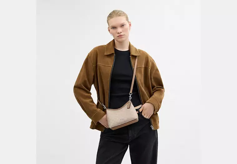 Coach Laurel Small Shoulder Bag in Signature Canvas – CBH15 #50