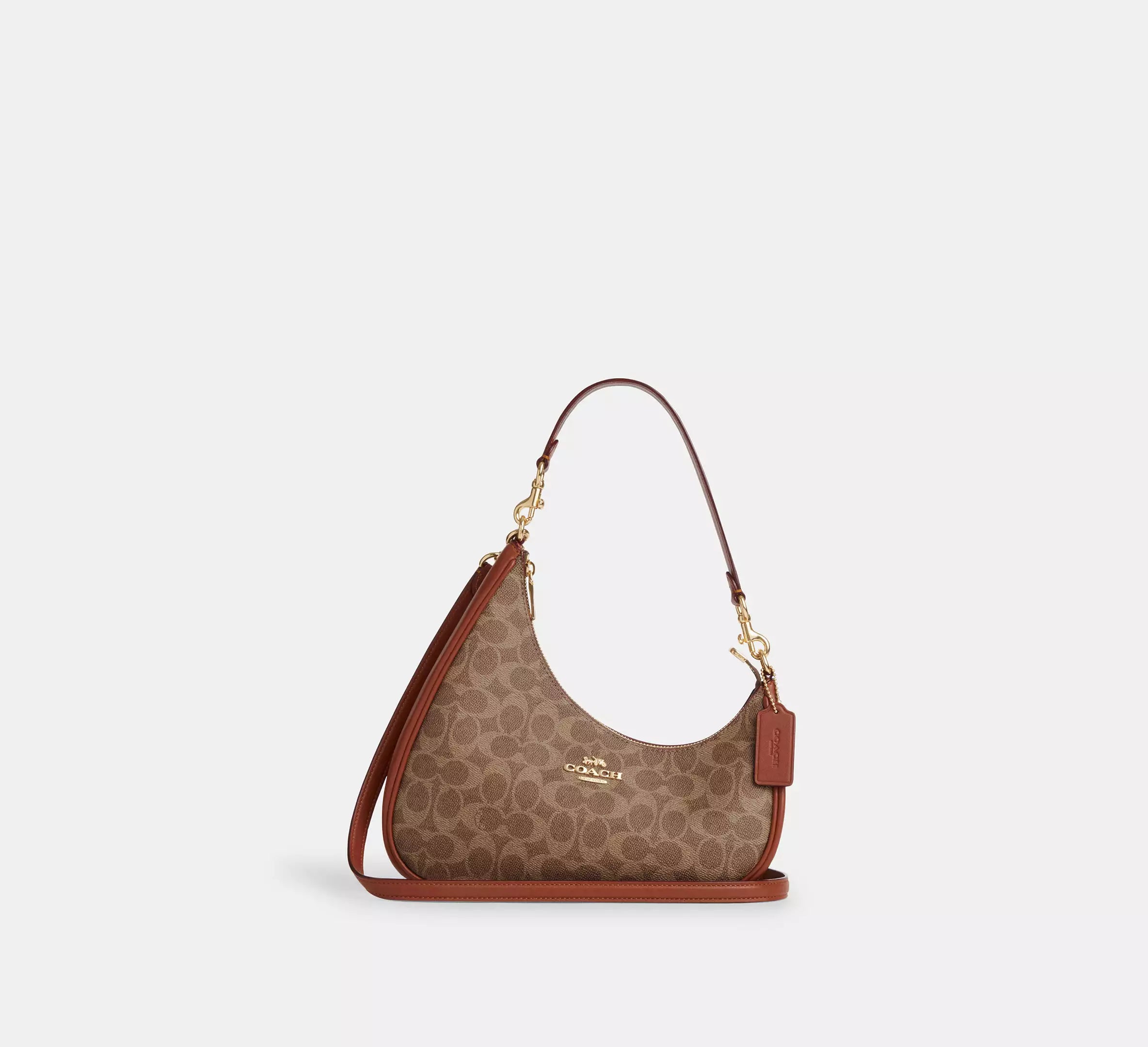 Twisted Teri Shoulder Bag in Signature Canvas – Versatile Shoulder & Crossbody Bag #46