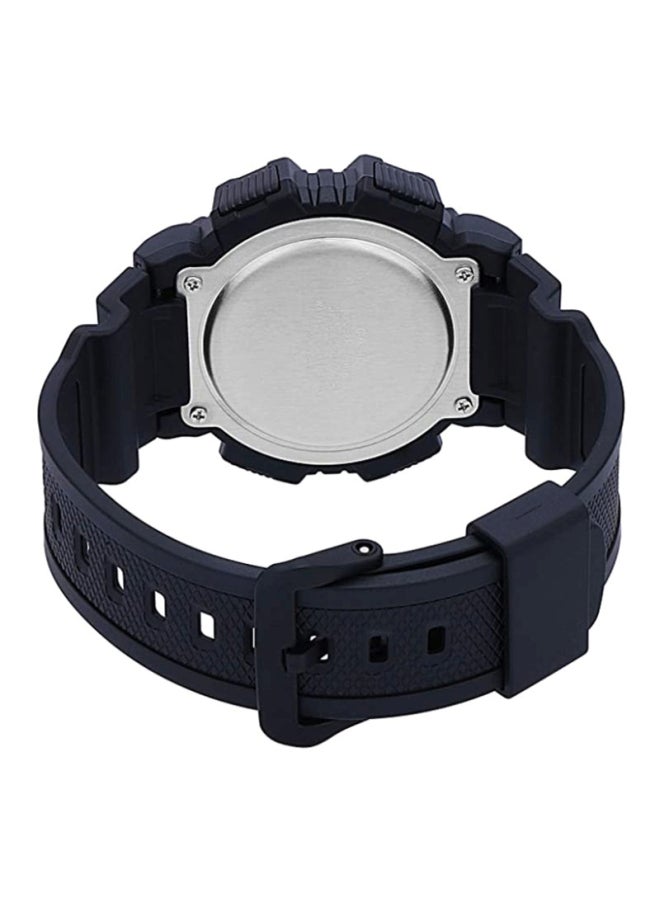 Water Resistant Digital Resin Wrist Watch AE-1400WH-1A - 51 mm - Black