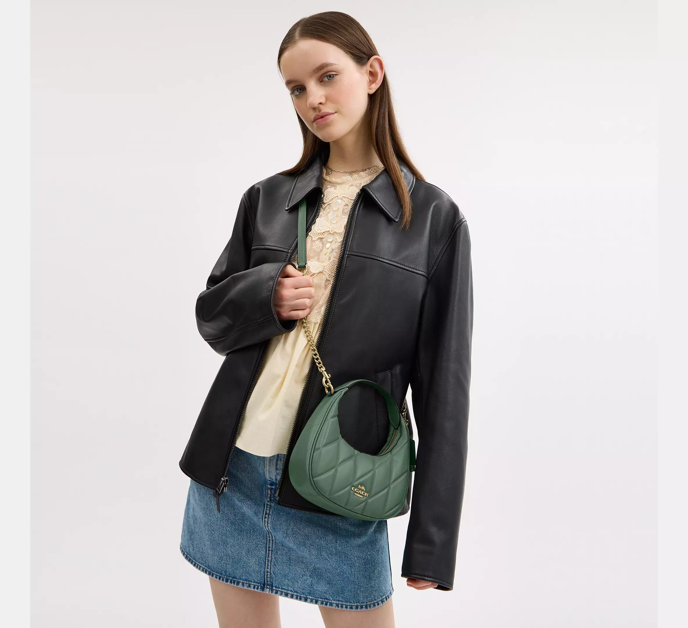 Carmen Mini Crossbody Bag With Quilted Nappa Leather #25