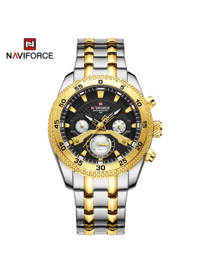 Naviforce Men's Chronograph Two-Tone Stainless Steel Watch NF9222G/B