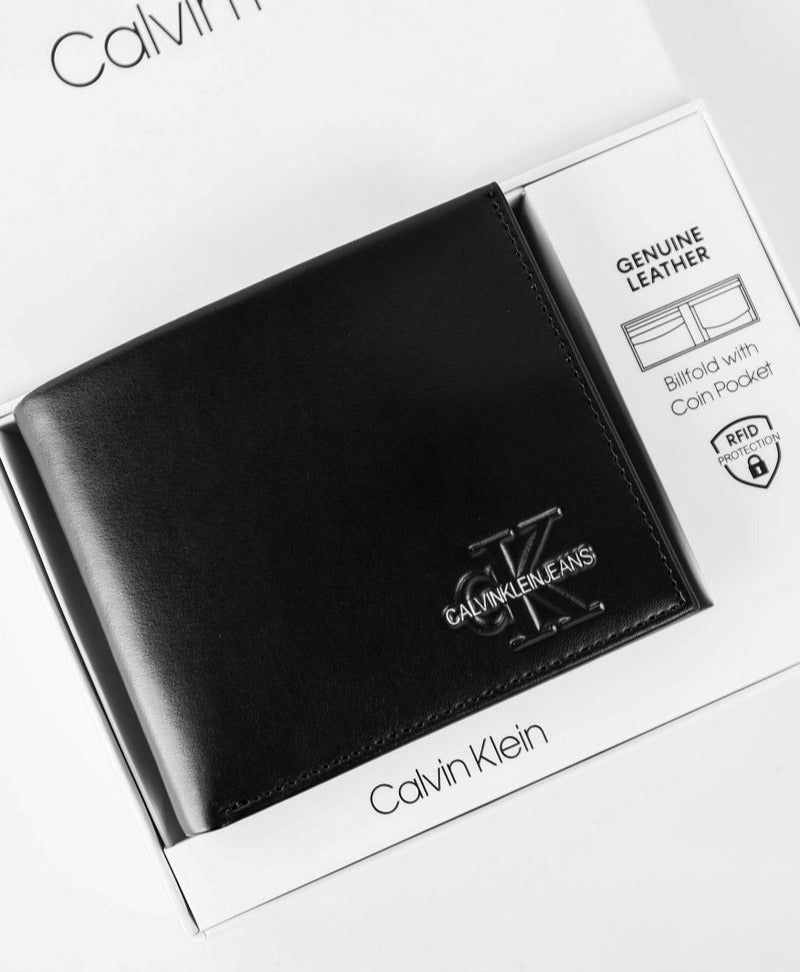 CK Black Leather Wallet For Men #28