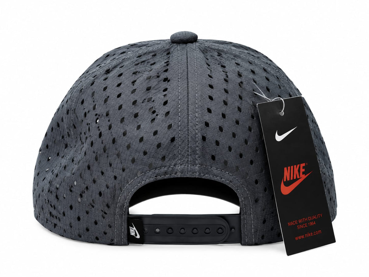 Nike Unisex Perforated Performance Baseball Cap - Charcoal#7