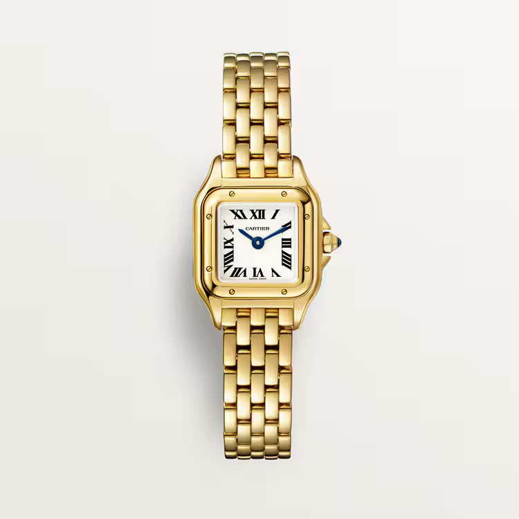 Cartier Panthère de Cartier Women's Extra Small Gold-Tone Stainless Steel Watch Dimensions: 25.1 × 18.5 mm