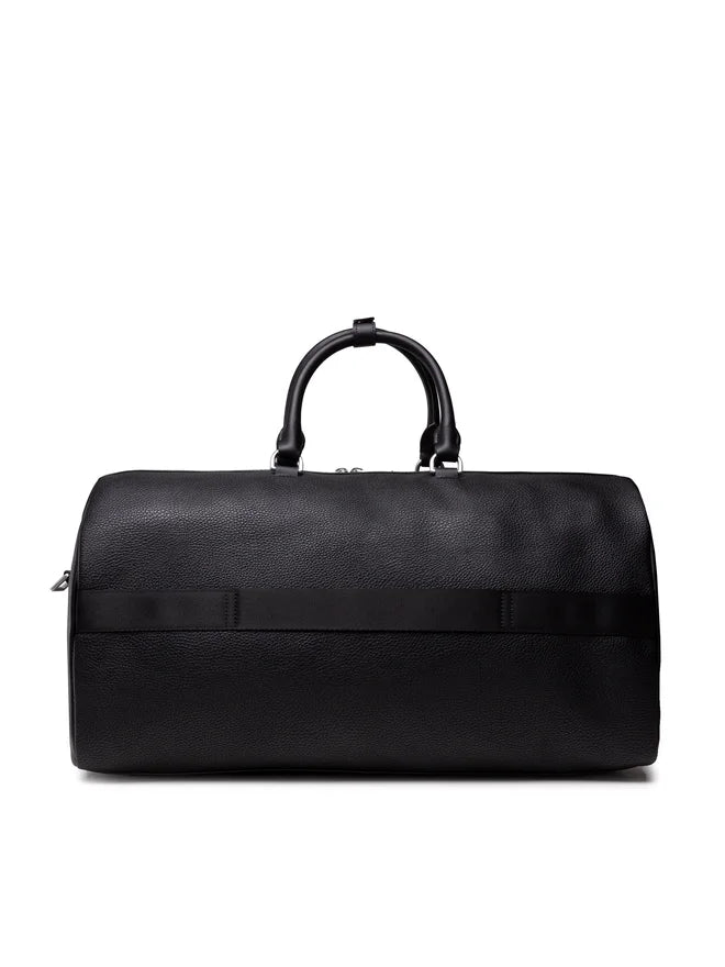 TH Black Leather Duffle Bag For Men 36#