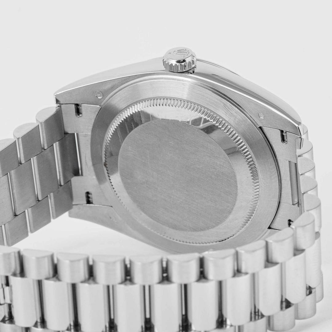 Rolex Day-Date 40 Ice-Blue Quadrant Motif Dial Watch-RX-DAYD-01