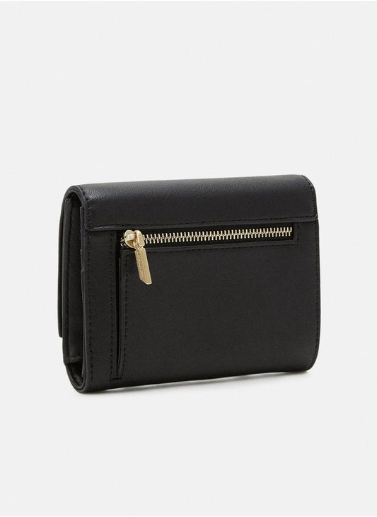 CK Black Leather Trifold Wallet For Women 79#