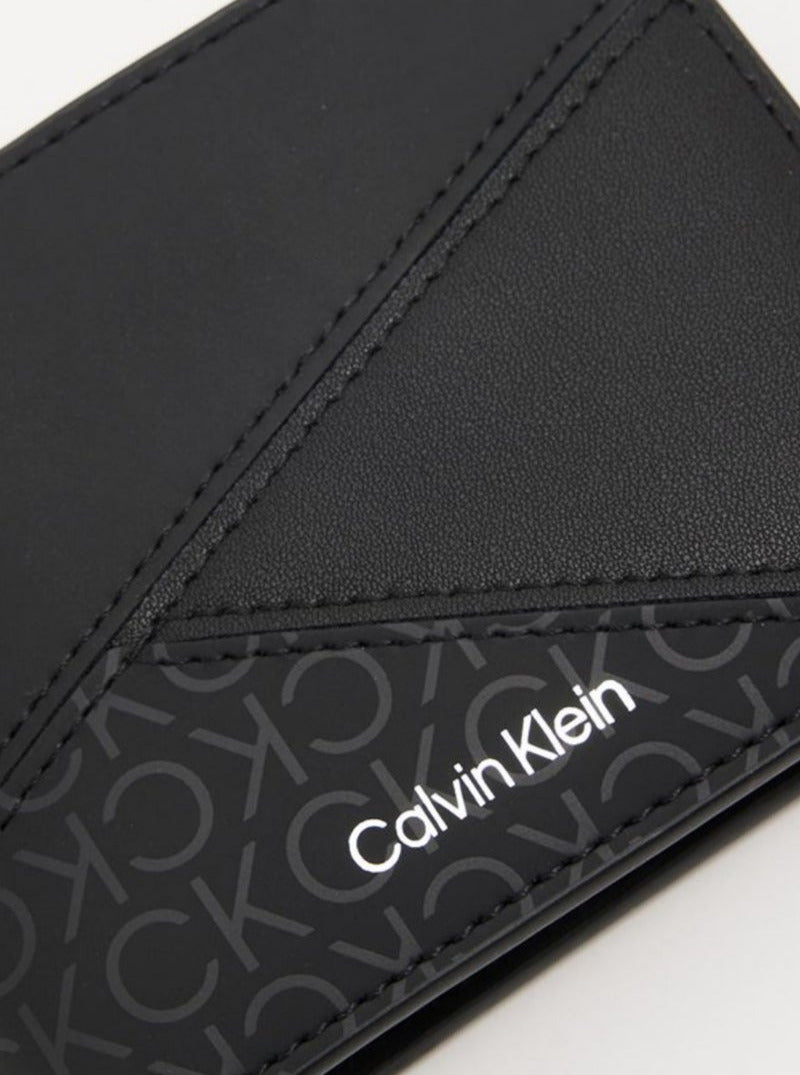 CK Black Leather Wallet For Men #11