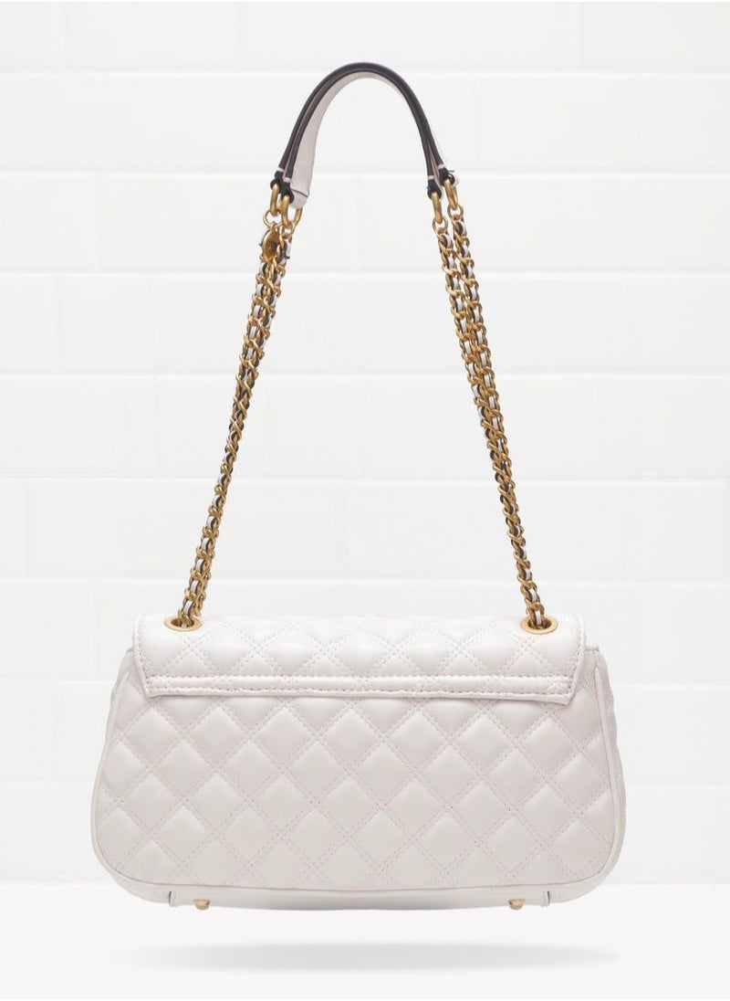 GU White Quilted Bag For Women #105