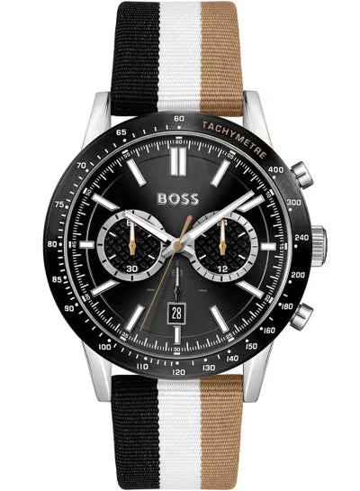 Men’s Chronograph Watch – Hugo Boss Model 1513963 | 44mm Black Dial