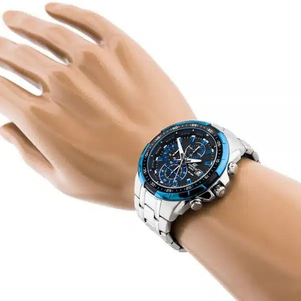 Casio Edifice Men’s Chronograph Watch EFR-539D-1A2VUEF – Black Dial Stainless Steel Sport Watch