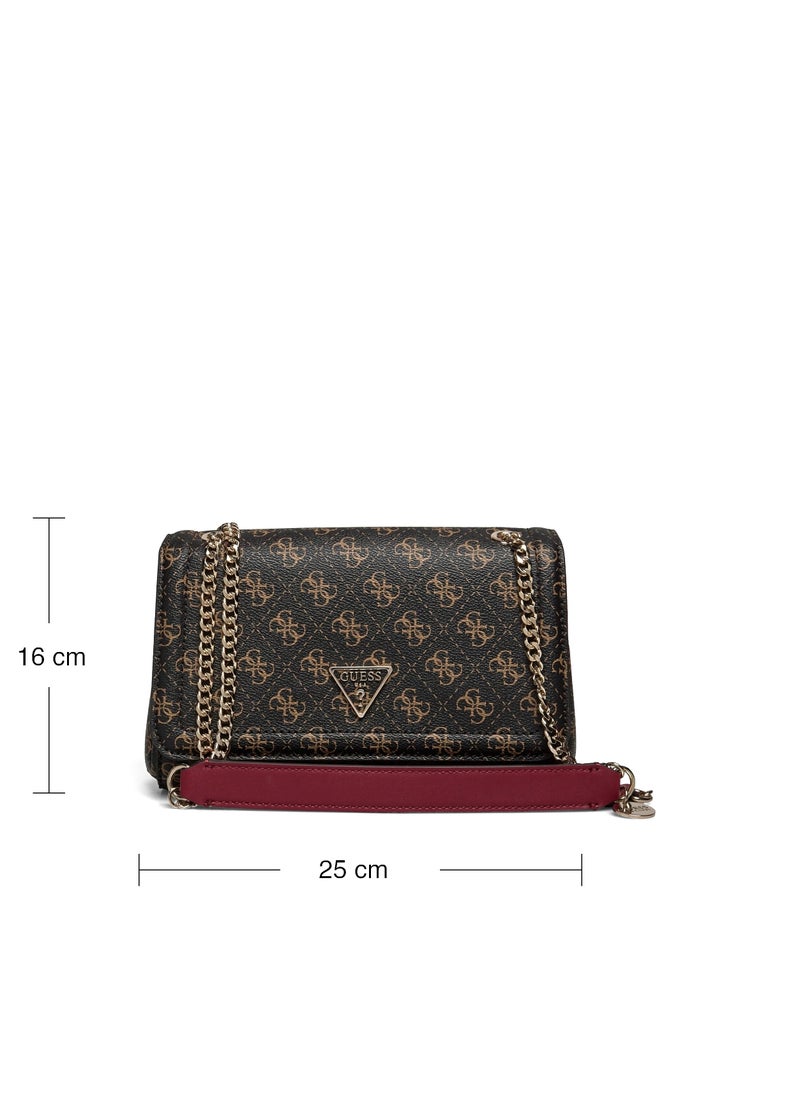 GU Brown Convertible Bag For Women 124#