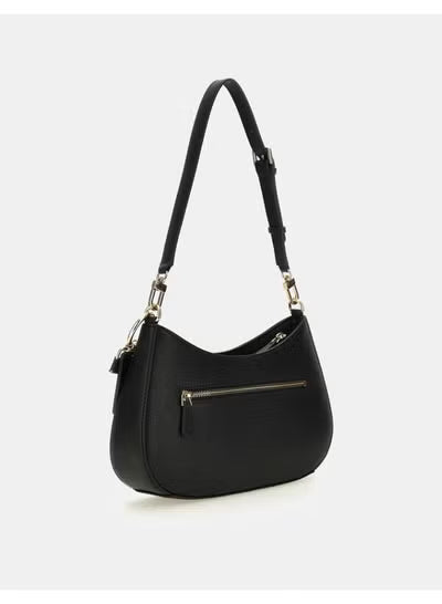 GUESS Noelle Saffiano Shoulder Bag for Women – Black#13