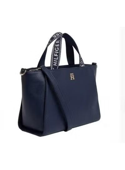 Tommy Hilfiger Navy Blue Tote Bag with Shoulder Strap – Classic Women’s Handbag#76