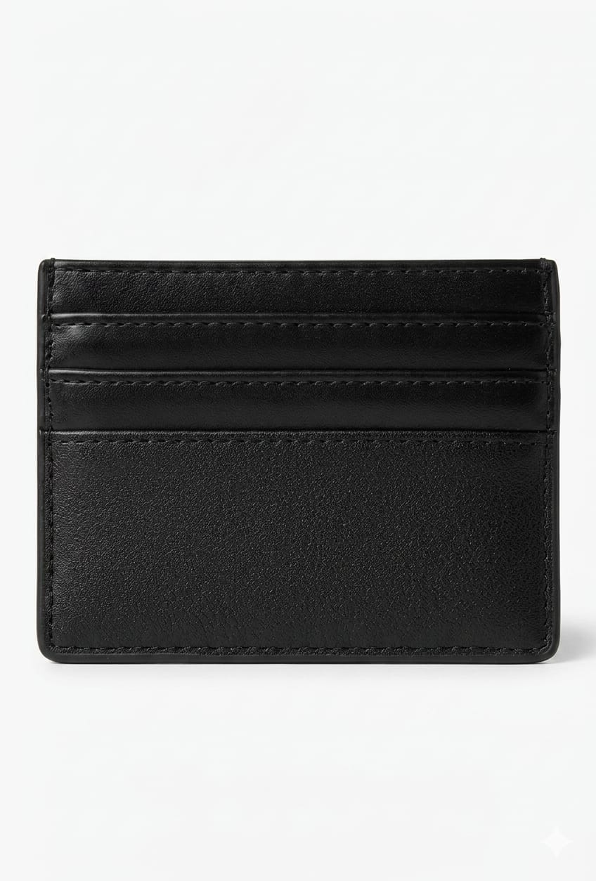 COACH Signature Black Leather Card Holder – Slim Luxury Card Case#22