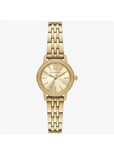 Michael Kors Melissa Women’s Watch MKO1173 – Gold Dial with Gold Stainless Steel Bracelet