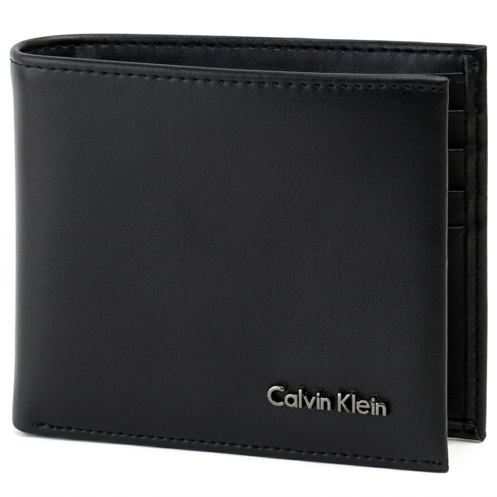 Calvin Klein Men’s Leather Belt & Wallet Gift Set – Black Premium Accessories Combo#16