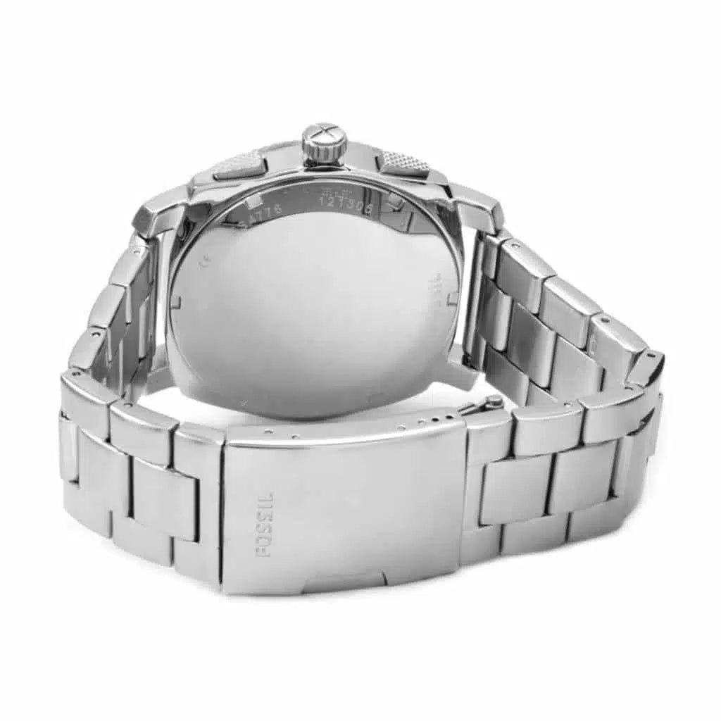 Men’s Stainless Steel Watch – Fossil Machine FS4776 | 45mm Black Dial