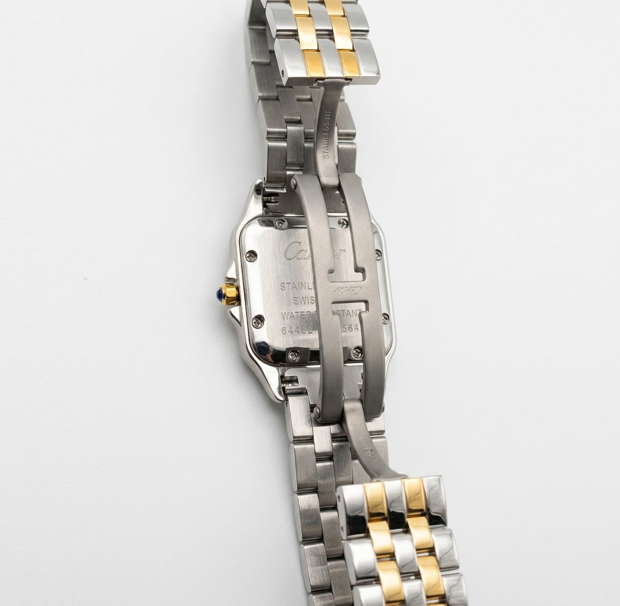 Panthère de Cartier watch green dial medium model