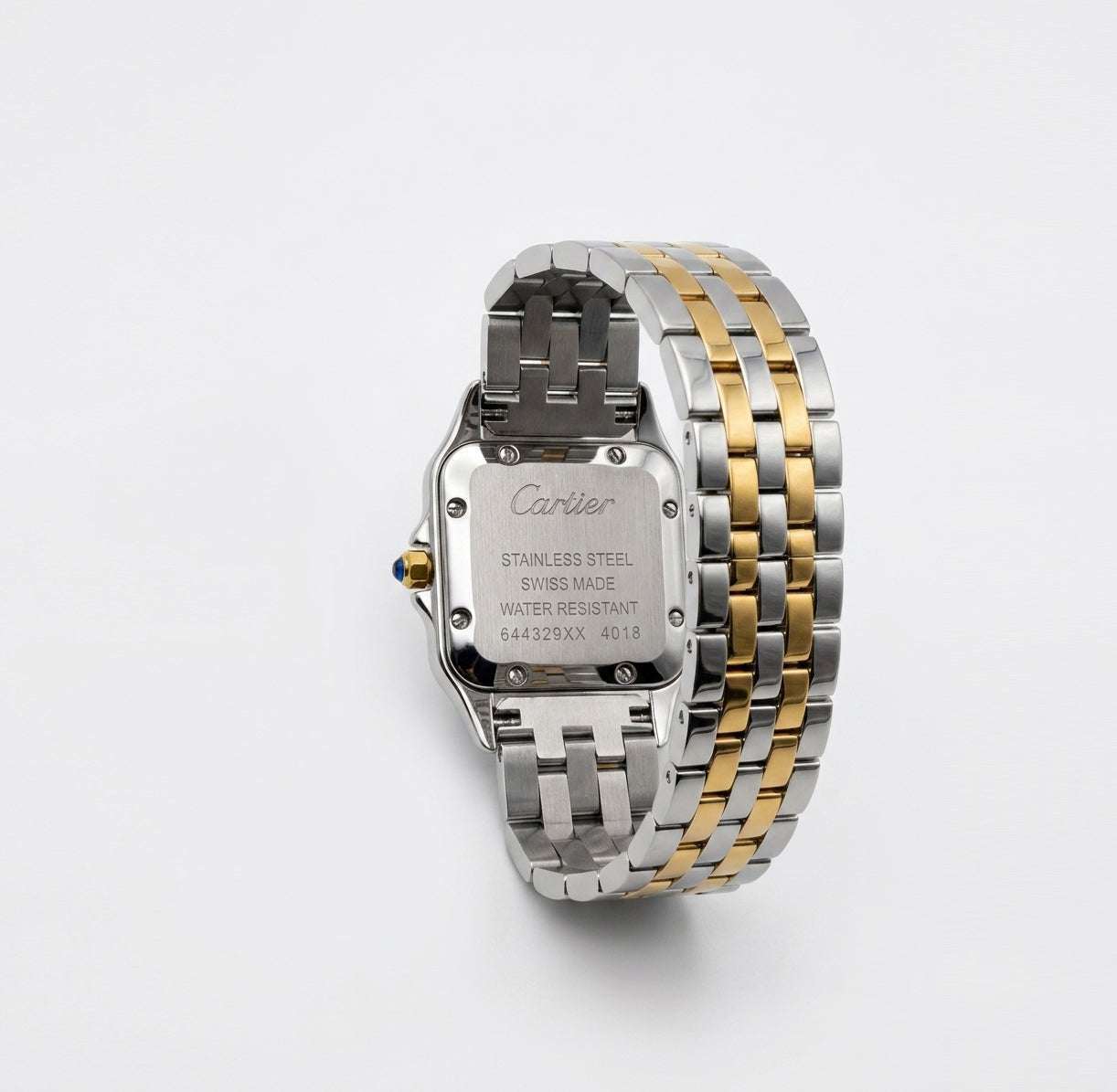 Panthère de Cartier watch green dial medium model