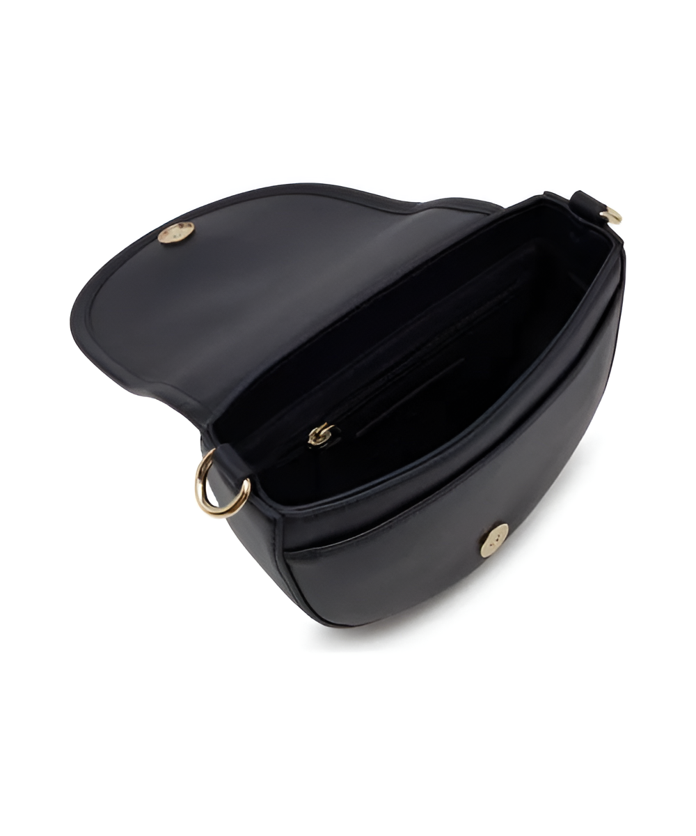Tommy Hilfiger Black Leather Bag For Women #32
