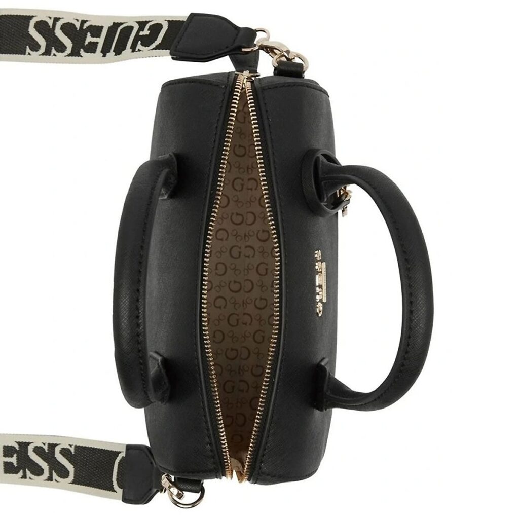 Guess Black Women Crossbody Handbag SF943608 – Elegant Compact Leather Bag#023