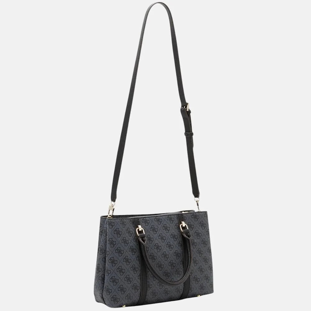 Guess Dark Grey Monogram Handbag For Women 13#